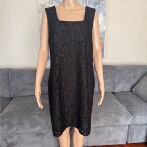 Jessica Black Lace Detail Dress